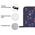 thumbnail image 5 of Oven Mitts and Pot Holders 4 Piece, hockey players cups navyblue High Heat Slip Resistant Oven Mitt and Trivets Set Kitchen Oven Glove Pot Holders for Cooking Baking Grilling, 5 of 7