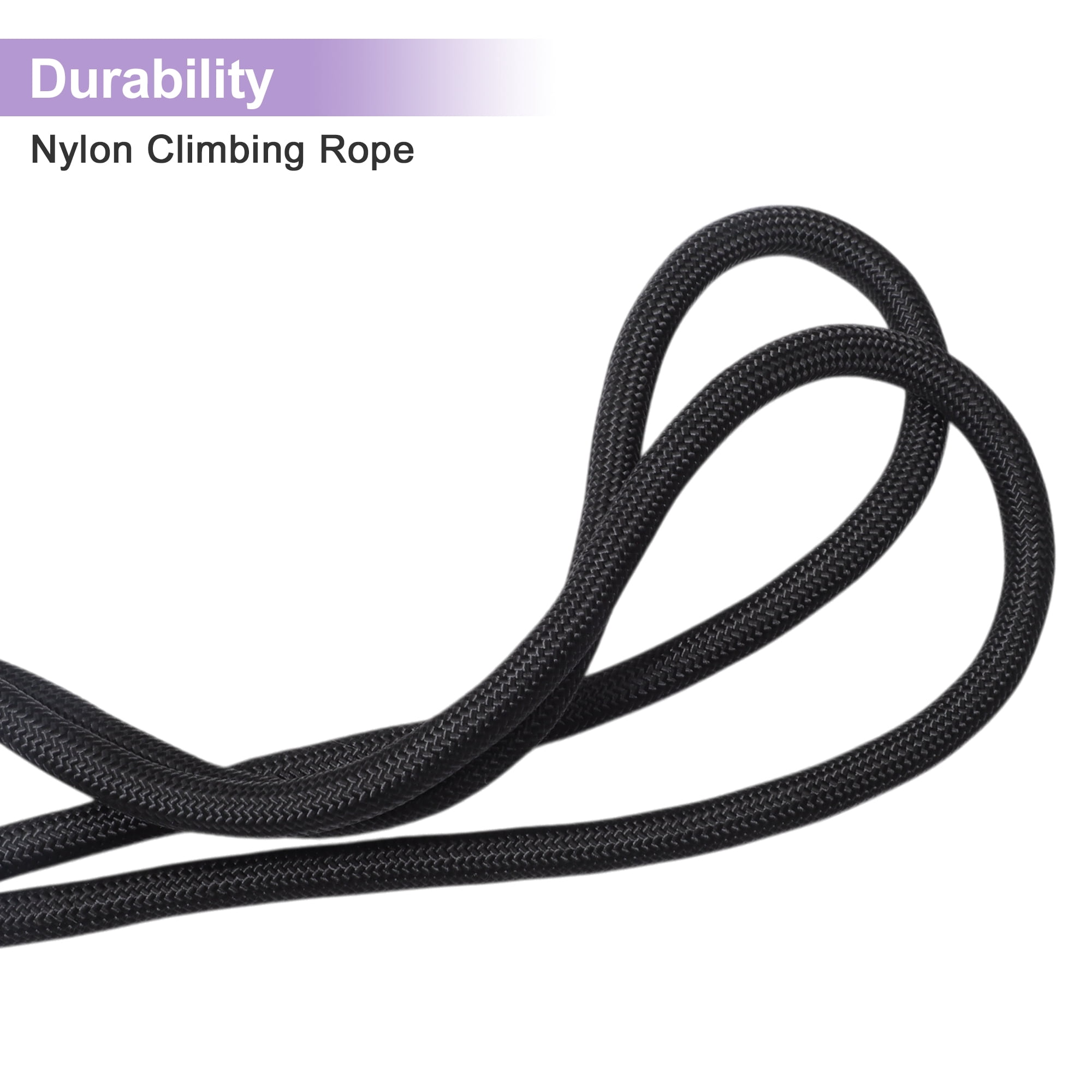 Unique Bargains Hands-Free Double Handle Dog Leash 5ft Heavy Duty Padded Waist