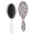 thumbnail image 2 of French Country Chic Detangler Brush - Round-Tip Bristles for Smooth Strokes, Perfect for Beauty Enthusiasts & Stylists, 2 of 5