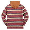 thumbnail image 3 of Winter Savings Clearance! Suokom Thickened Cotton Plaid Long Sleeve Loose Hooded Jacket Men Coat, 3 of 3