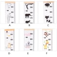 thumbnail image 3 of Tabla de crecimiento del bebé que entrega la regla Decoración de la pared para niños Calcomanías extraíbles de la medida de la altura de la lona Advancent JJ23916-06, 3 of 6