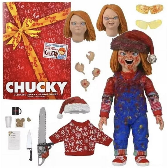 Chucky (TV Series) - 7” Scale Action Figure - Ultimate Chucky (Holiday Edition)