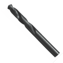Viking Drill and Tool 25620 Type 260-T 135 Degree Split Point Black Heavy Duty Stub Length Drill Bit (12 Pack), 5/32"