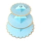 thumbnail image 1 of Expositor de cartón para cupcakes, postres, tartas y torres para fiestas y bodas, color azul, 1 of 7