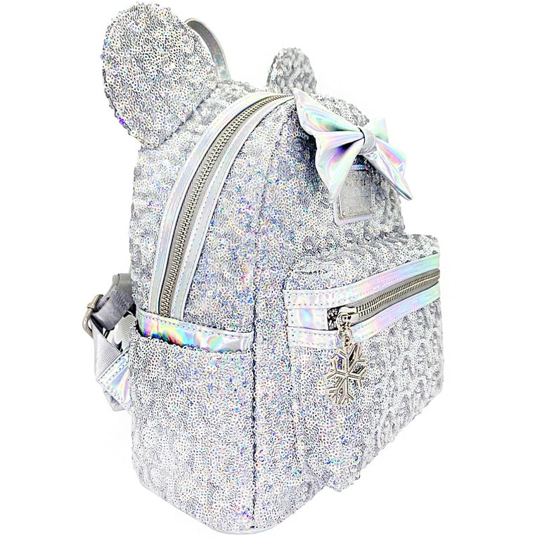 Minnie hotsell Mouse Silver Sequin Mini Backpack