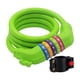 thumbnail image 2 of Candados para bicicletas Cadena antirrobo resistente que ahorra espacio para bicicletas de montaña al aire libre Verde, 2 of 8