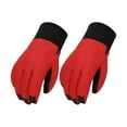 thumbnail image 3 of Guantes de invierno Baoblaze Pantalla táctil impermeables Aislamiento térmico Rojo, 3 of 8