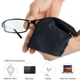 thumbnail image 5 of ELAYARD Dust Removal Microfiber Cloths for Household Use Black 6Pack, 5 of 5