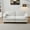 Beige + Foam + Chenille + 2 Seat, variant on Loveseat Sofa, Chenille Upholstered Sectional Couch with Ottomans, Modern Living Room Furniture, Comfortable 2-Seater Sofa, Black