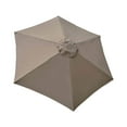 thumbnail image 1 of Housse de Parasol de Jardin Robuste Imperméable Abri Durable 3m 8 Nervures Kaki, 1 of 8