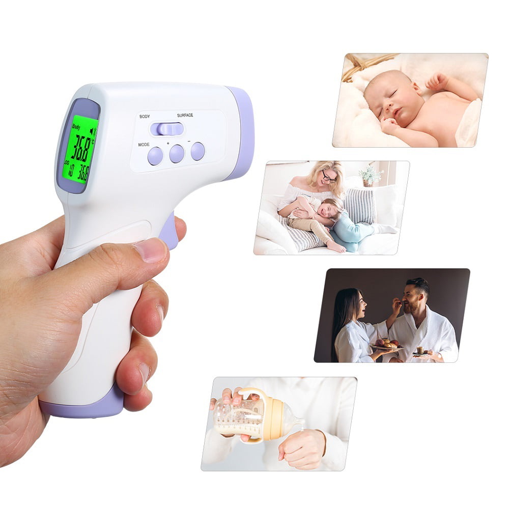 Baby Thermometer Digital IR LCD Infrared Dual Mode Adult Forehead and Body Ear 