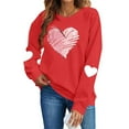 thumbnail image 3 of TaTaai Hoodies Shirts for Women Early Fall Long Sleeve Tops Vintage Graphic Outfits Tops Fashion Pullover Tees Gift, 3 of 9