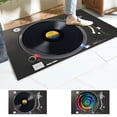 thumbnail image 1 of Sentmoon Savings Themed Home Carpet Record Player Non-Slip Mat Dirt-Resistant Floor Rug with Creative Pattern for Living Room or Doorway Accent Decor Gift, 1 of 7
