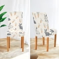 thumbnail image 3 of Yayeee 2 Pack Dining Chair Covers Stretch Parson Chairs Slipcovers Seat Protector, Adorable Bunnies, 3 of 6