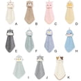 thumbnail image 5 of Soft Coral Velvet Hand Towel Super Absorbent Microfiber Hand Towel Cute Animal Design Hanging Bathroom Kitchen Towel Cloth, 5 of 6