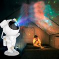 thumbnail image 2 of Astronaut Light Projector Colorful Sky Starry Light Nebula Projector Ocean Wave Night Lighting Lamp Gift, Astronaut Star Projector Kids Night Light, 2 of 5