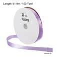 thumbnail image 2 of Uxcell 0.79" x 100 Yards Double Face Decorate Crafts Roll Satin Ribbon Violet, 2 of 5