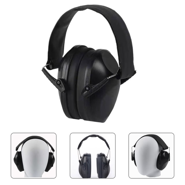 QUMIIRITY Cache-Oreilles Réduction de Bruit pour Dormir Usage Domestique Noir 1Pcs