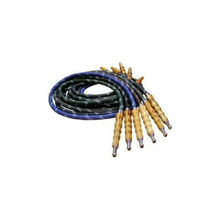 MYA SARAY 72” BASIC WASHABLE HOSE WITH METAL TIP: SUPPLIES FOR HOOKAHS-These Hookah hoses are accessory pieces for shisha pipes.These synthetic leather accessories parts come in various