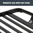 thumbnail image 3 of 220 Lbs Loading Capacity Roof Cargo Baskets, 63" x 43" x 6.3" Capacity Anti-Rust Rooftop Cargo Carrier, Roof Rack Basket for SUV, Car and Truck, 3 of 9