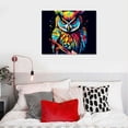 thumbnail image 3 of Orinice Picture Of Owls Canvas Wall Art - Nature Pictures for Wall Decor Retro Wall Pictures Winter Festival Gift Wall Art for Living Room Unframed 20x16Inch 20x16in, 3 of 3