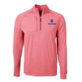 thumbnail image 2 of Men's Cutter & Buck  Heather Red PGA TOUR Volunteers Big & Tall Adapt Eco Knit Quarter-Zip Pullover Top, 2 of 3