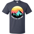 thumbnail image 3 of Inktastic Worry Less Hike More Mountains at Sunset T-Shirt, 3 of 5