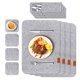 thumbnail image 1 of Mantel de mesa, mantel de taza, mantel de fieltro, mantel individual, posavasos y bolsa de tenedor, juego de mantel individual, juego de alfombrillas de taza, aislamiento térmico, 1 of 8