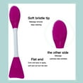 thumbnail image 3 of 2\-Heads Silicone Face Brush Facial Mud Beauty Applicator Mixing Stick DIY Skin Care Tool, Type No.8, 3 of 9