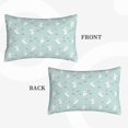 thumbnail image 2 of Pofeuu Playing Rabbit Print Polyester Microfiber Plush Pillowcases, Super Soft and Cozy Pillow Case Covers with Envelop Closure（Pillow core not included）-20"x30", 2 of 6