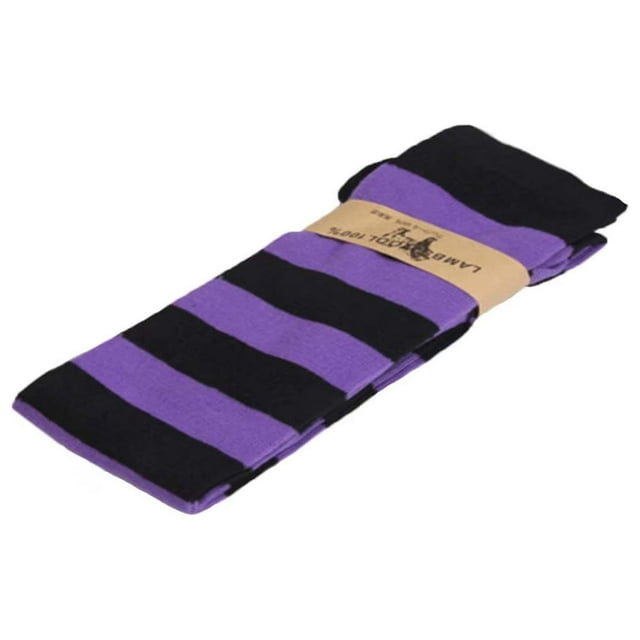 Femmes Fille Rayé Rayé Rayé sur le Genou Cuisse Haut Bas Longues Chaussettes