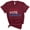 Maroon, variant on Think Vote Kamala Shirt Unisex Large Black