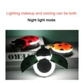 thumbnail image 2 of Ladybug Mini Fan LED Mirror Light USB Rechargeable Portable Ladybug Mini Makeup Hand Mirror, 2 of 9