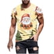 thumbnail image 3 of Tops para hombre, blusas y camisas de manga corta con cuello redondo para hombre, jersey informal con cuello redondo estampado para hombre, pantalones cortos deportivos para fitness, blusa de poliéste, 3 of 5