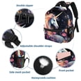 thumbnail image 3 of Unicorn Cute Adjustable Shoulder Strap Backpack with Large Capacity, Printed Design, Lightweight, 3 of 6