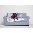 thumbnail image 5 of Disney Frozen Winter Scene 130 X 150Cm Fluffy Sherpa Fleece Throw Blanket, 5 of 5