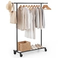 thumbnail image 1 of Costway Garment Rack with Extendable Rods, Clothes Stand on Wheels for , Dressing Rooms, 1 of 10