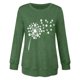 thumbnail image 4 of TaTaai Hoodies Shirts for Women Early Fall Long Sleeve Tops Vintage Graphic Outfits Tops Fashion Pullover Tees Gift, 4 of 6