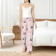 thumbnail image 6 of Lsque Cute Cartoon Panda Print Women's Pajama Pants, Lounge Pant - Comfortable Home Wear,Elastic Waistband, Stylish Design-Small, 6 of 9