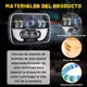 thumbnail image 4 of Faro Rectangular H4 Led 5x7'' Para Alto Bajo Beam Jeep/moto, 4 of 8