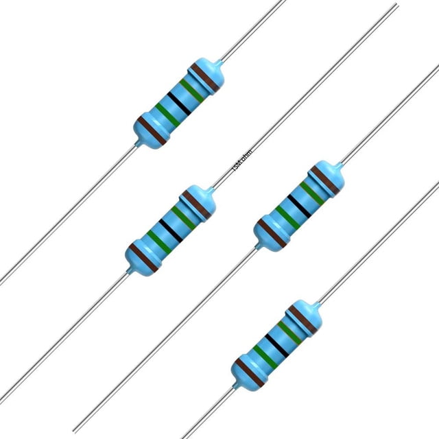 California JOS 100 Pcs 15M ohm Résistance 1/4w (0.25 Watt)