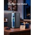 thumbnail image 2 of AstroAI Mini Fridge, Compact Refrigerator, Makeup Skincare Fridge 6L 8 Cans Portable Personal Cooler, 110V AC/12V DC Portable Thermoelectric Cooler and Warmer Fridge for Bedroom, Car, Gift for Dad, 2 of 8