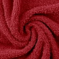 thumbnail image 3 of BNM Eco-Friendly Cotton Bath Towel Set of 4, Cranberry, 3 of 5