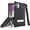 Black, variant on Case for iPhone 11, Tri-Shield [Military Grade] Rugged Cover with Metal Kickstand [Includes Wrist Strap Lanyard] for Apple iPhone 11 (2019, 6.1" Model)