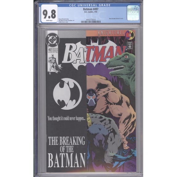 Batman #497 - CGC 9.8 Comic Book