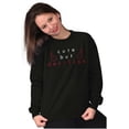 thumbnail image 4 of Funny Sarcastic Cute But Devilish Women Crewneck Sweatshirt Brisco Brands S, 4 of 6