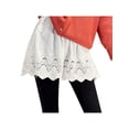 thumbnail image 2 of aturustex Women's Lace Extender Skirt Adjustable Layered Fake Top Lower Sweep Shirt Mini Lace Underskirt A Version Half Slips, 2 of 9