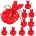 thumbnail image 4 of Empty Lavender Drawstring Bag Set Classic Aesthetics Car Decor Lightweight 12X8CM 10Pcs, 4 of 5