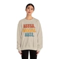 thumbnail image 4 of Nuts Sweatshirt Gifts Crew Neck Shirt Long Sleeve Unisex, 4 of 7
