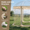 thumbnail image 5 of Pop Up Bubble Tent, 10 x 10 Ft Weather Pod with 2 Roll-Up Doors, Carrying Bag, 8-10 Person Igloo Tent Dome for Camping Backyard Beach Parks Winter Activities Outdoor Events, 5 of 9